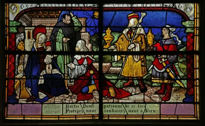Window depicting the Adoration of the Magi